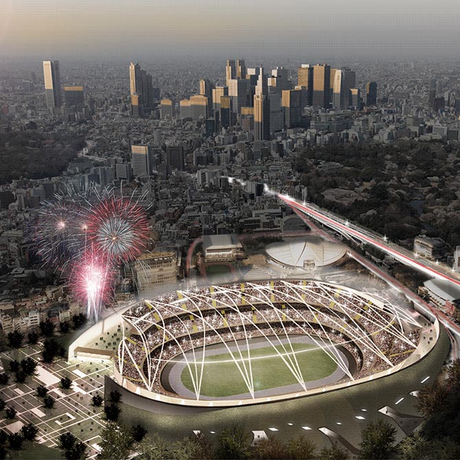 Propuesta para el Estadio Olimpico de Tokio